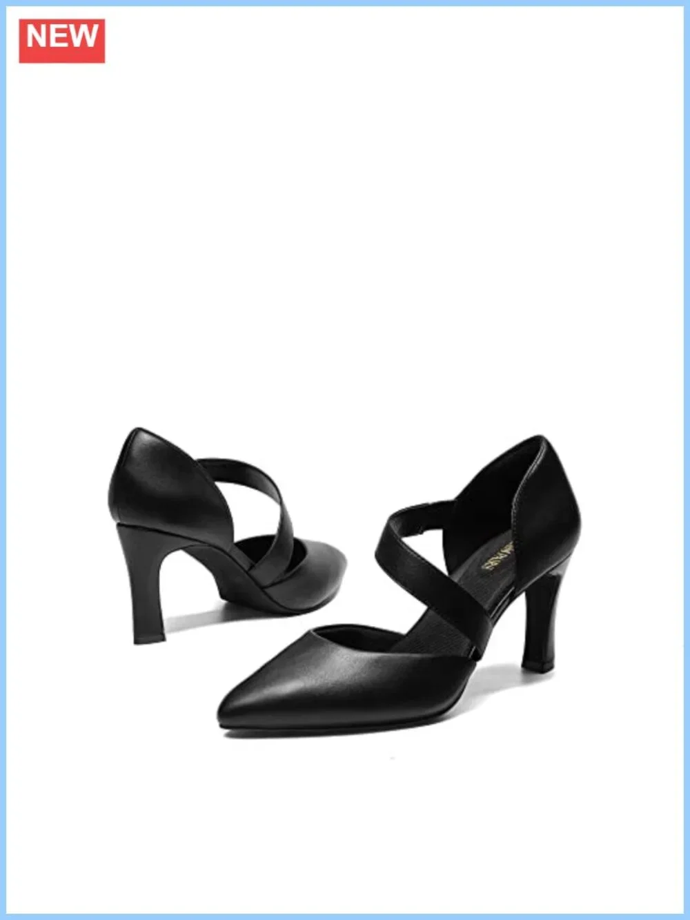 Dream Pairs Women's Pumps Pointed Toe High Heels 3 inch Comfortable Work Shoes